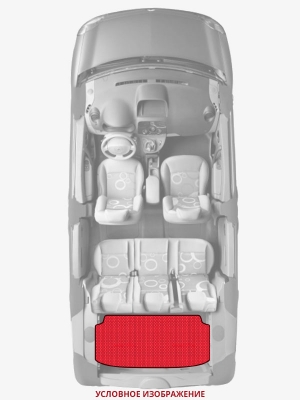 ЭВА коврики «Queen Lux» багажник для Ford Transit (5G)